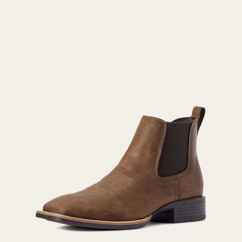 ARIAT - Distressed Brown Booker Ultra Western Boot