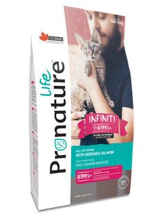 PRONATURE LIFE - INFINITI Berries+ cat formula, with deboned salmon, Format: 2.27kg