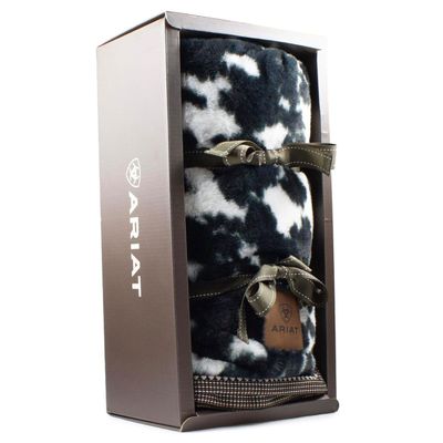 ARIAT - CowPrint Snuggle Blanket