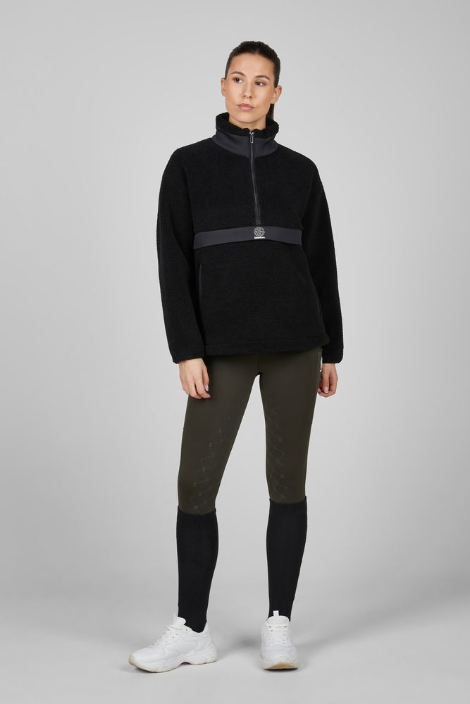 ESKADRON - Half Zip Teedy Sweater Dynamic Noir