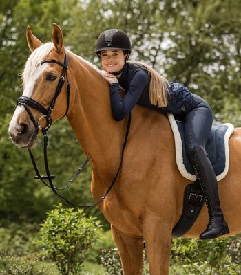 BR EQUESTRIAN - Bareback Pad in Synthetic Sheep
