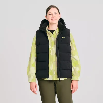 CHLOROPHYLLE - Pure Black Moraine Puffer Sleeveless Jacket