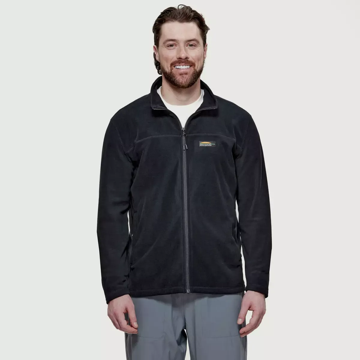 CHLOROPHYLLE - Nilas Pure Black Fleece Jacket