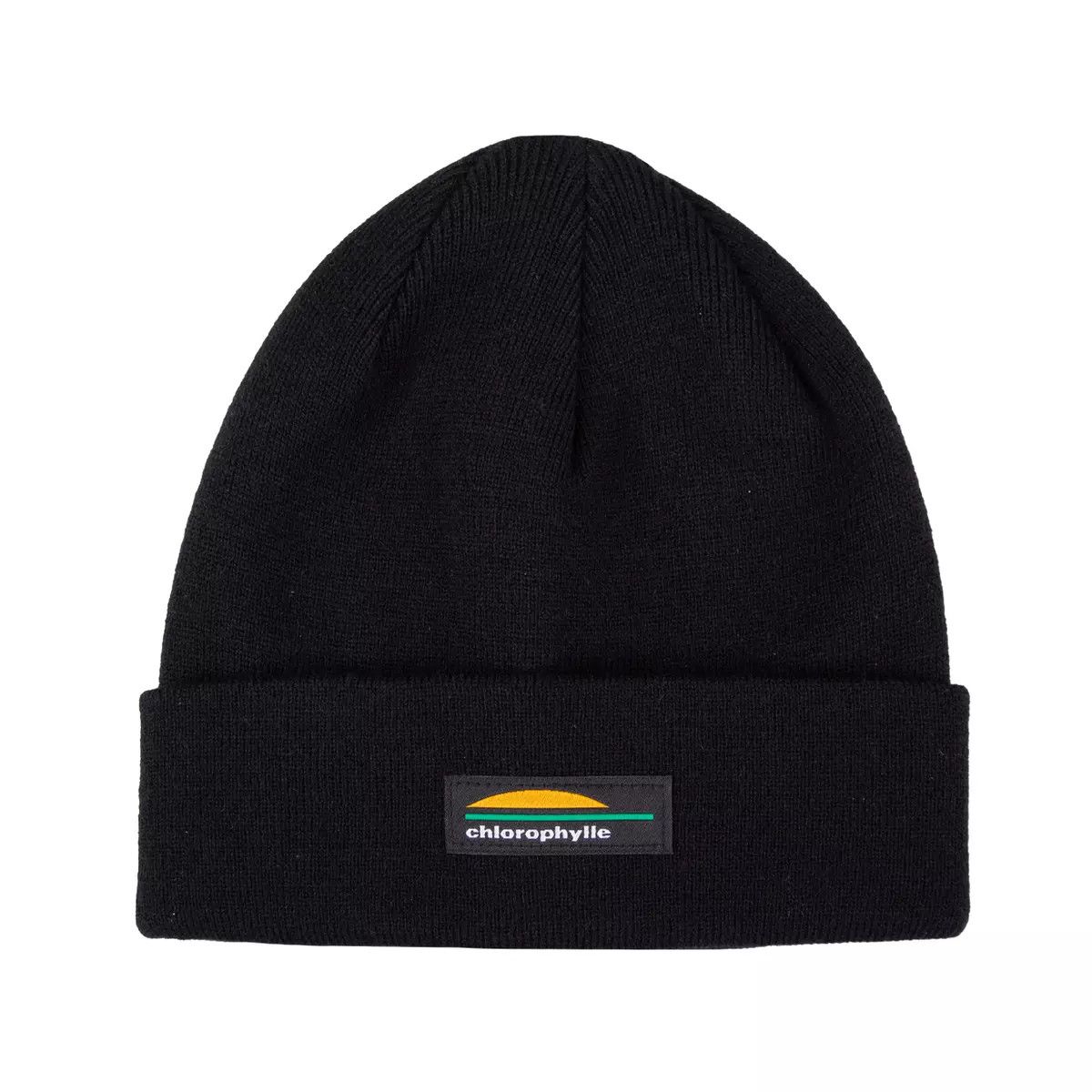 CHLOROPHYLLE - Vie Active Unisex Pure Black Knitted Beanie