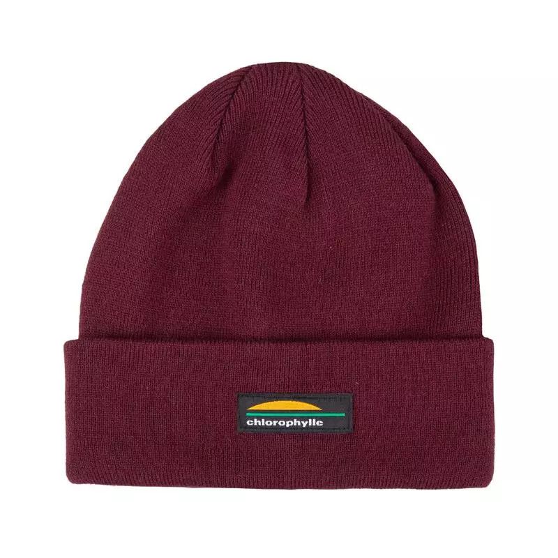CHLOROPHYLLE - Vie Active Unisex Dark Raisin Knitted Beanie