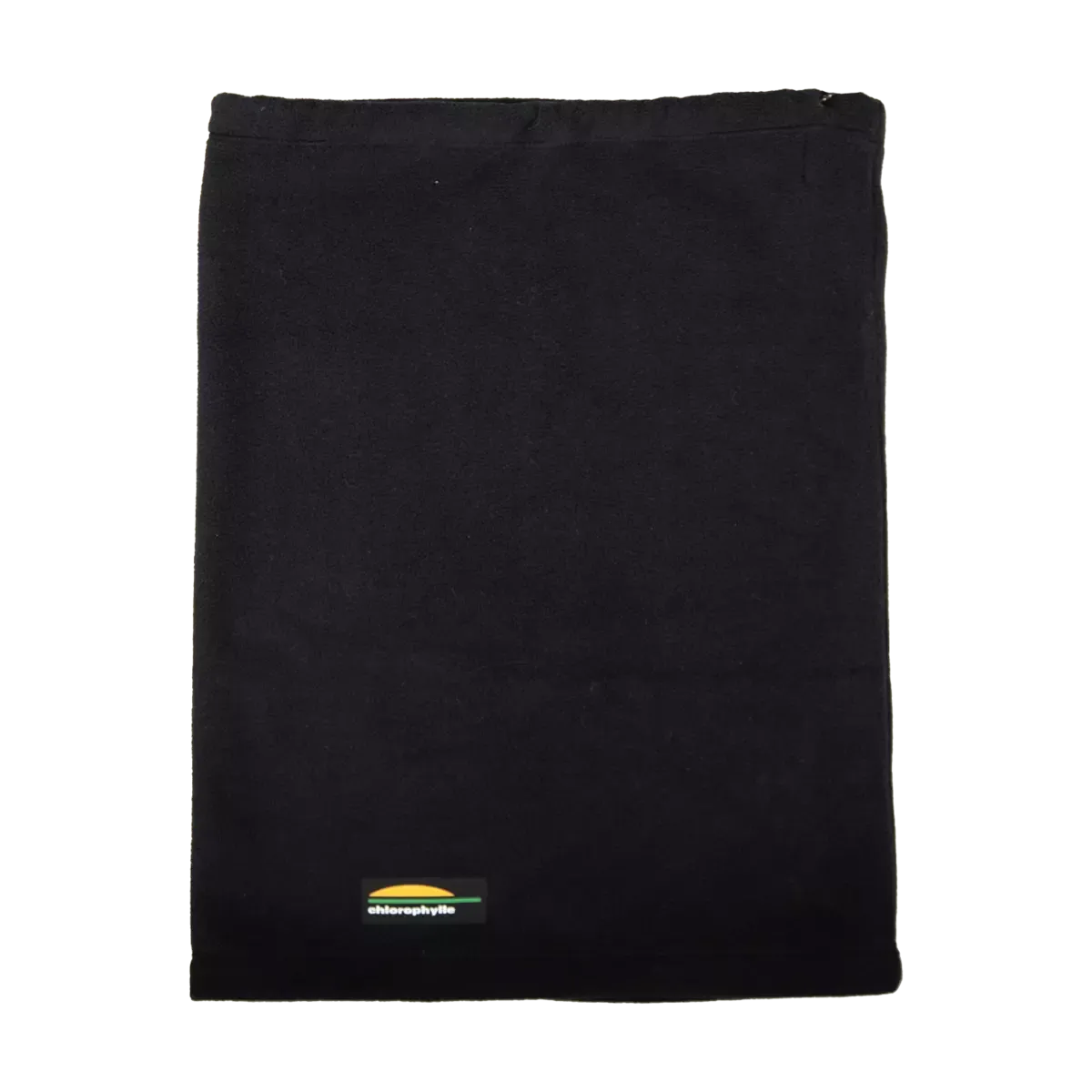 CHLOROPHYLLE - Unisex Pure Black Fleece Neck Warmer