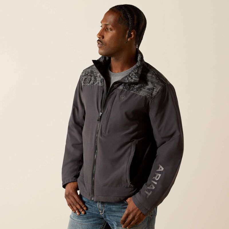 ARIAT - Pioneer Stretchshell Grey Southwest Jacket