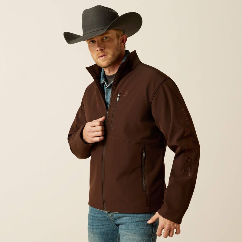 ARIAT - Logo Softshell Brown Jacket