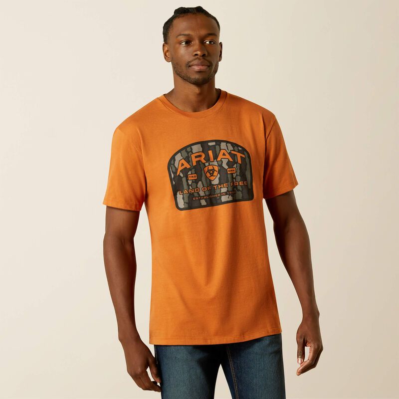 ARIAT - Adobe Underlands Camo Badge T-Shirt