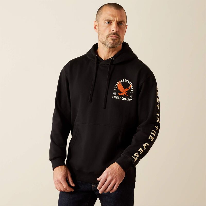 ARIAT - Eagle Large Black Hoodie