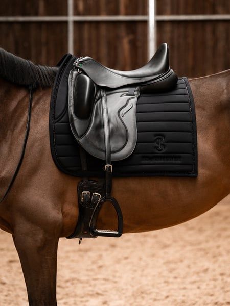 PS OF SWEDEN - Stripe Dressage Saddle Pad Black