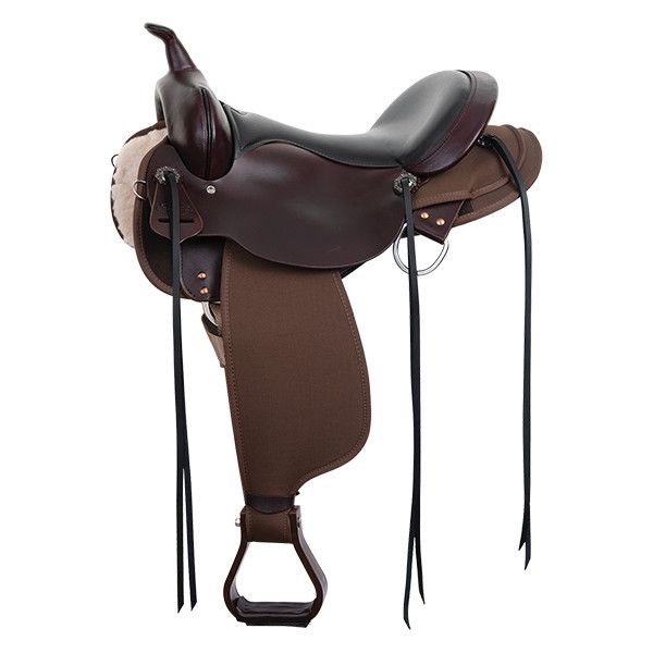 HIGH HORSE - Bear Brook Cordura Trail Saddle, Seat Size: 14'', Tree Size: Wide