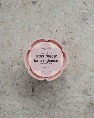 DEXYPAWS - Flower Elevated Slow Feeder for Cats