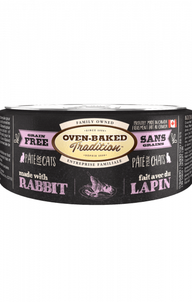 OVEN-BAKED TRADITION - Grain-Free Rabbit Pâté for Adult Cat, Size: 156g