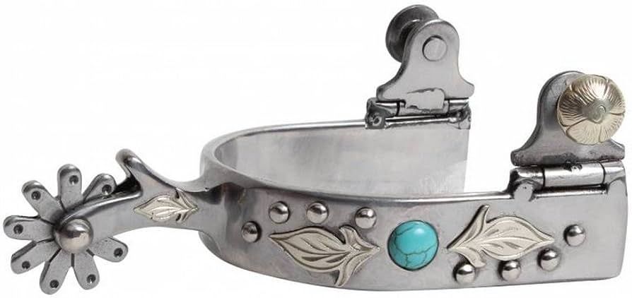 PROFESSIONAL&#39;S CHOICE - Ladies Turquoise Feather Spur, Size: One Size