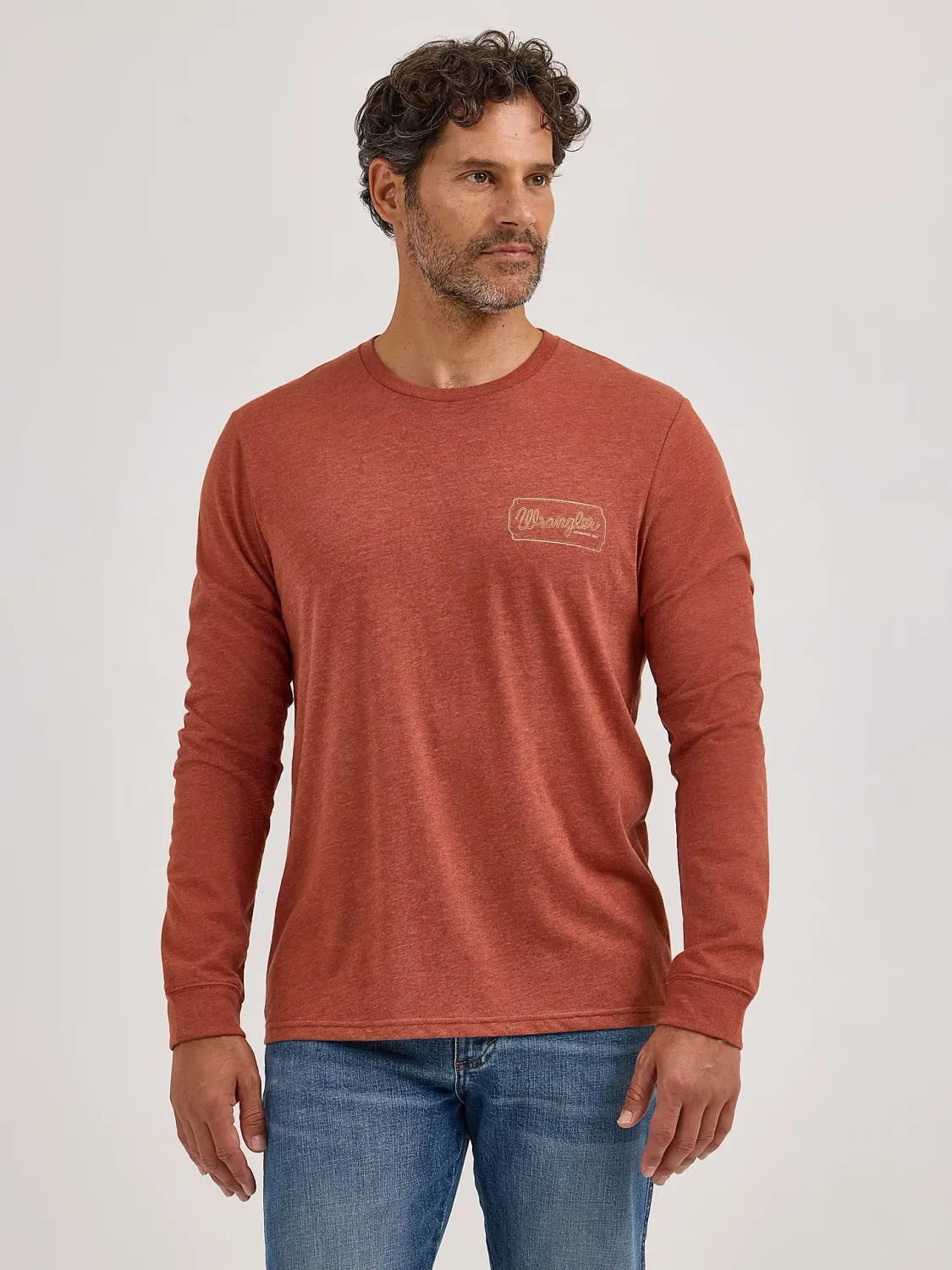 WRANGLER - Long Sleeve Rodeo Ticket Graphic T-Shirt