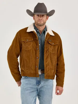 WRANGLER - Monks Robe Cowboy Cut Sherpa Lined Corduroy Jacket