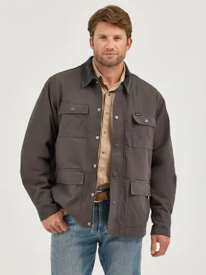 WRANGLER - Raven Lined Zip Front Barn Coat