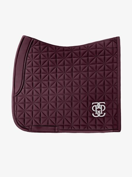 PS OF SWEDEN - Diamond Quilt Dressage Saddle Pad Plum, Size: Cheval