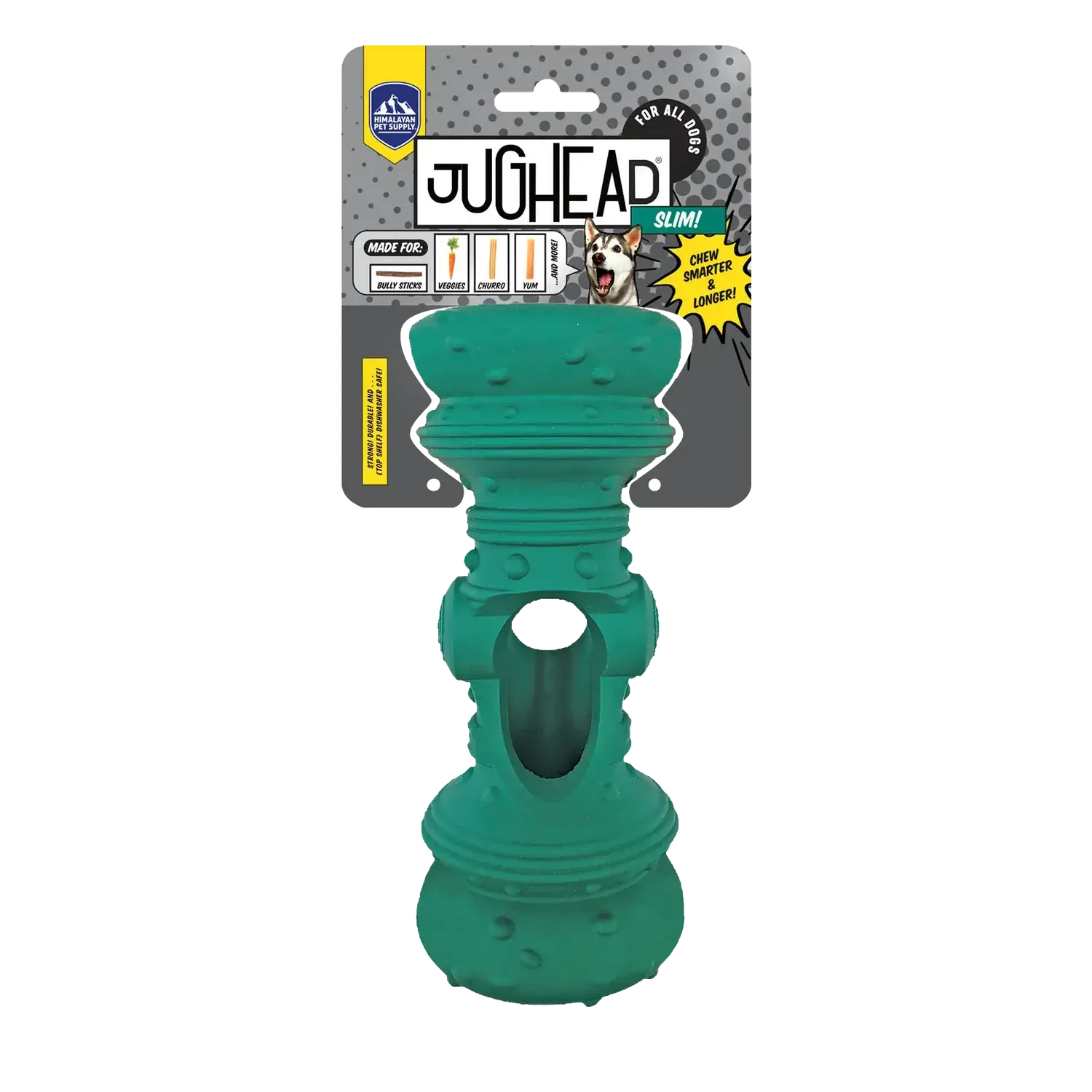 HIMALAYAN PET SUPPLY - Jughead holder for chewy treats, Type: Slim (Turquoise)