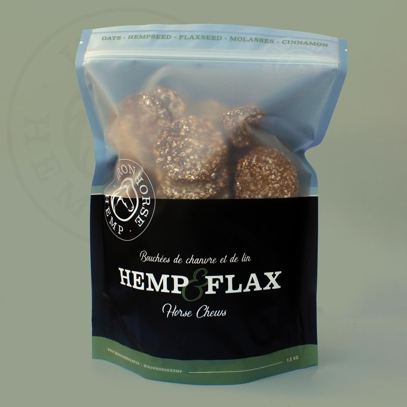 IRON HORSE - Hemp &amp; Flax Horse Chews