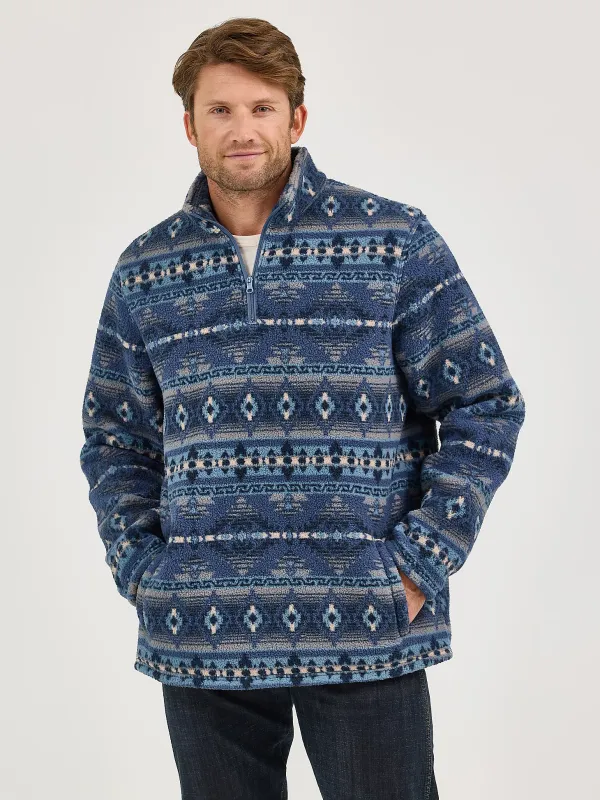 WRANGLER - Heavyweight Quarter-Zip Sherpa Pullover