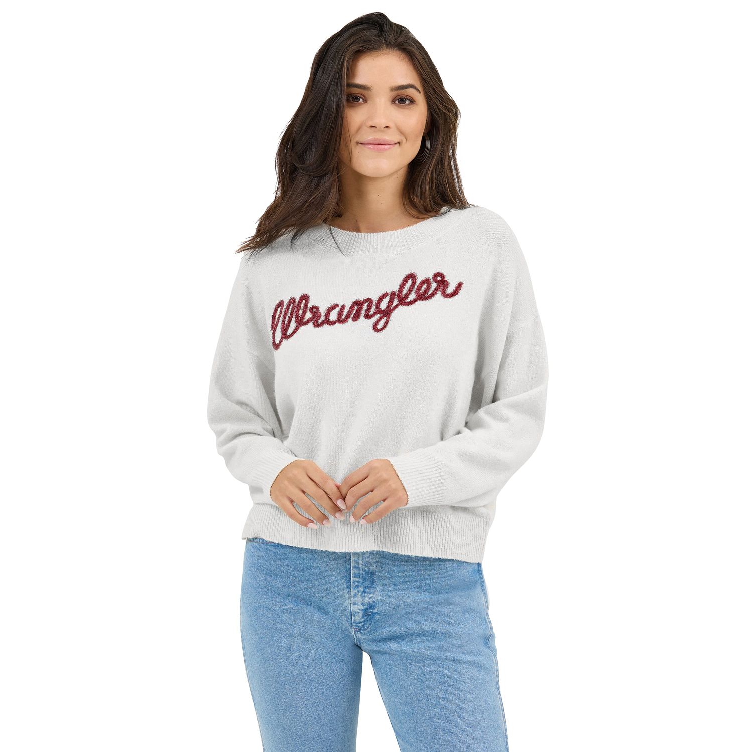 WRANGLER - Retro Vintage Christmas Crew Sweater