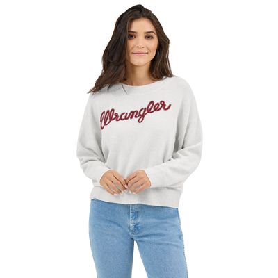 WRANGLER - Retro Vintage Christmas Crew Sweater