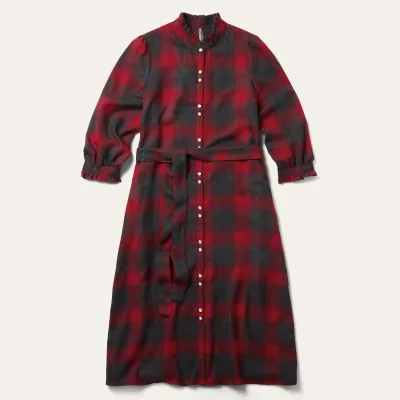 STETSON - Buffalo Plaid Prairie Shirt Dress