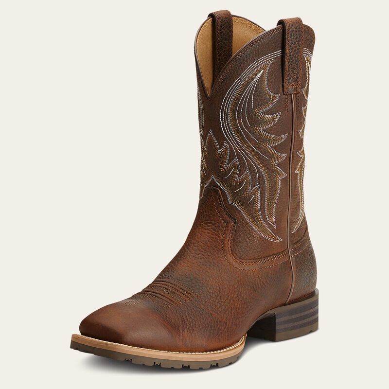ARIAT - Brown Oiled Rowdy Hybrid Rancher Western Boot