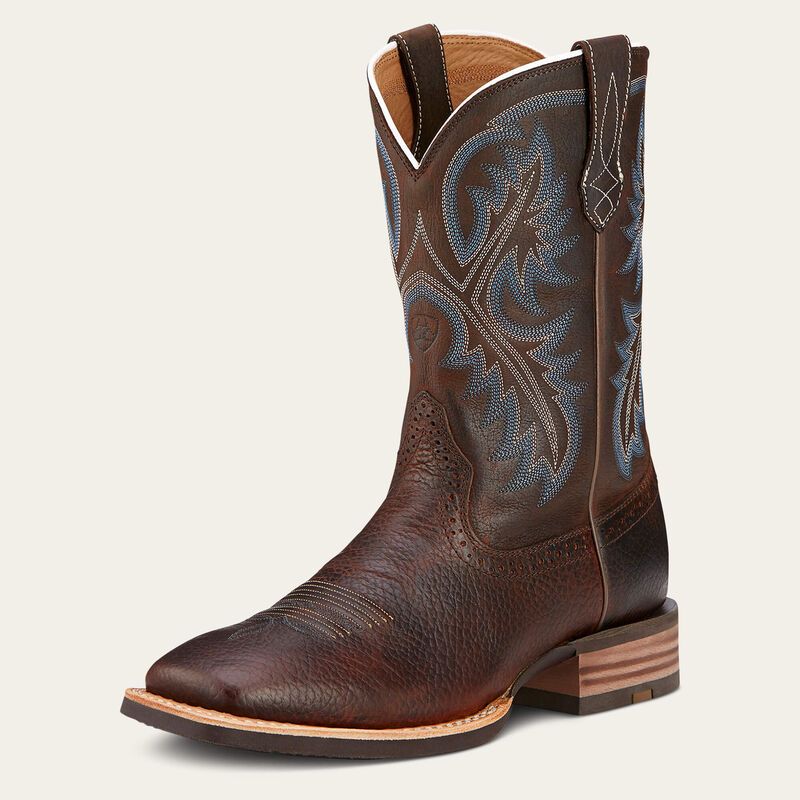 ARIAT - Quickdraw Brown Oiled Rowdy Western Boot