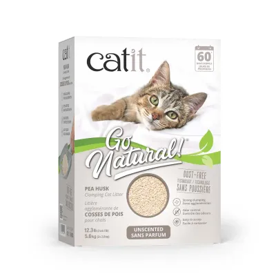 CATIT - Go Natural Unscented Pea Husk Clumping Cat Litter