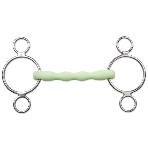 SHIRES EQUESTRIAN - Equikind Two Ring Flexible Gag