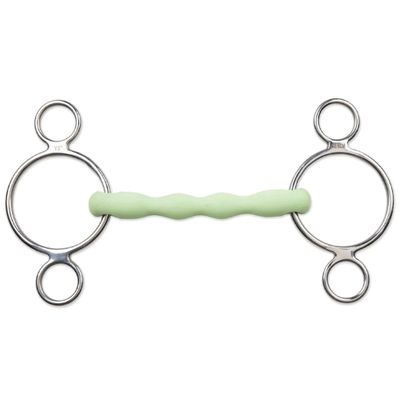 SHIRES EQUESTRIAN - Equikind Two Ring Flexible Gag