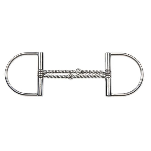 SHIRES EQUESTRIAN - Hunter Dee Double Twisted Wire Snaffle Bit