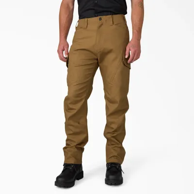 DICKIES - Coyote Brown Tradebuilt Duck Canvas Cargo Pants