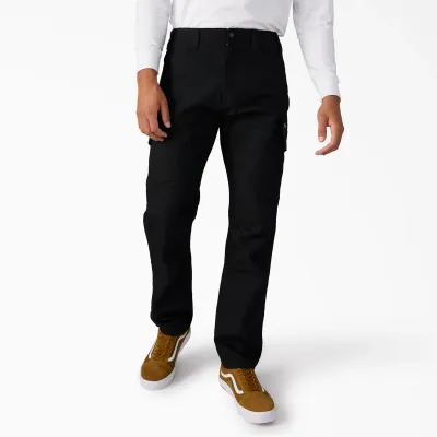 DICKIES - Black Tradebuilt Duck Canvas Cargo Pants