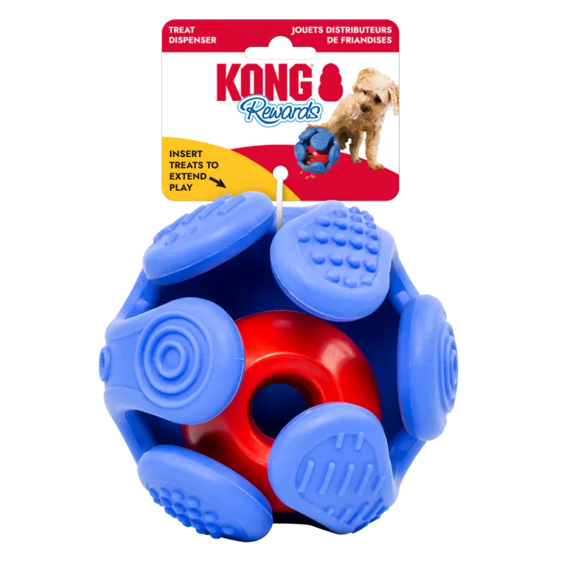 KONG - Rewards Wrapz Treat-Dispensing Ball