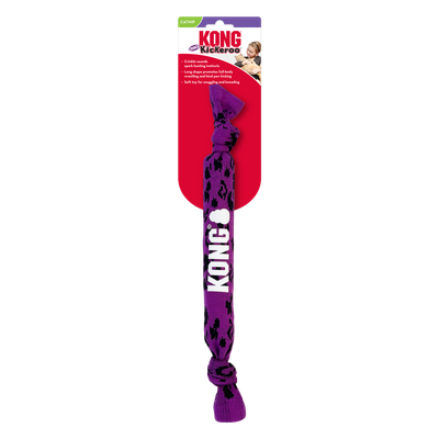 KONG - Purple Kickeroo Crunch Cat Toy