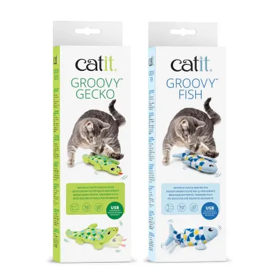 CATIT - Groovy Animals Motion Activated Cat Toys