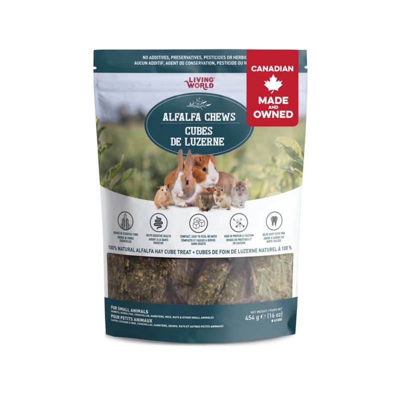 LIVING WORLD Cubes De Luzerne Pour Petits Animaux