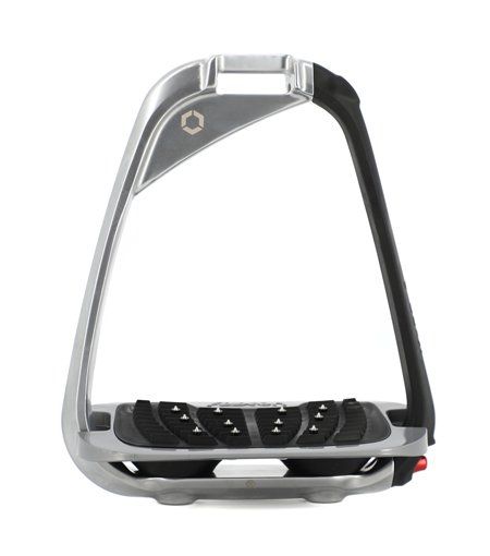 FLEX-ON - Stirrups Iron-S Matte Black/Silver