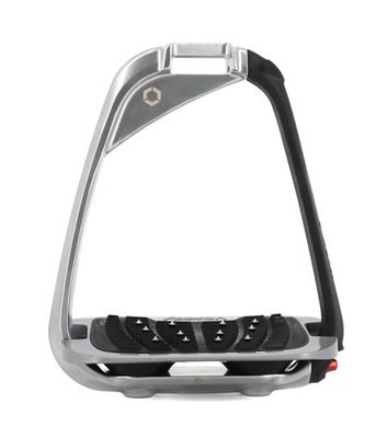 FLEX-ON - Stirrups Iron-S Matte Black/Silver