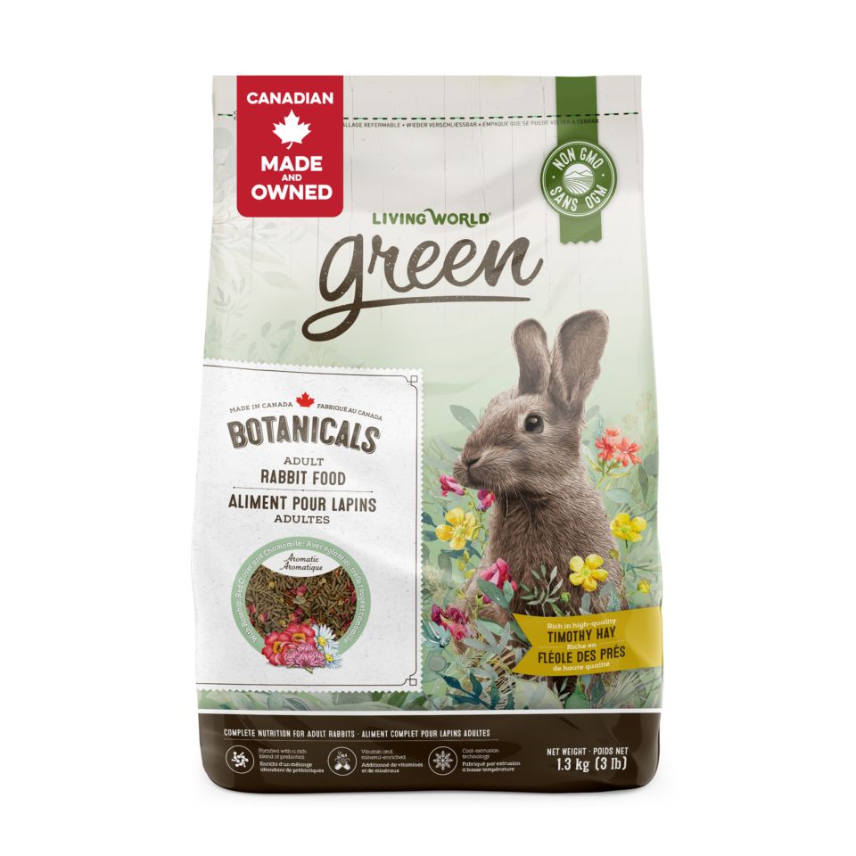 LIVING WORLD - Botanicals Adult Rabbit Food, Size: 1.36kg