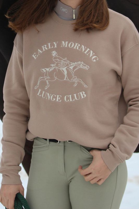 ON THE HUNT EQ - Lunge Club Sweater Tan