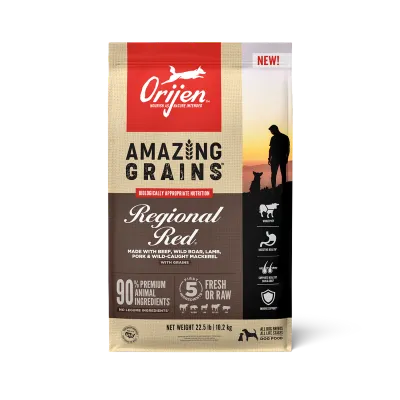 ORIJEN - Amazing Grains Regional Red Recipe