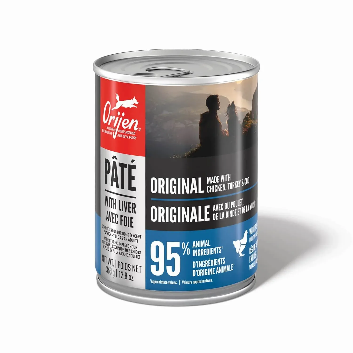 ORIJEN - Original Pâté with Liver, Size: 363g