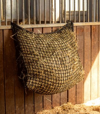 WALDHAUSEN - Large Knotless Slow Feed Hay Net Black