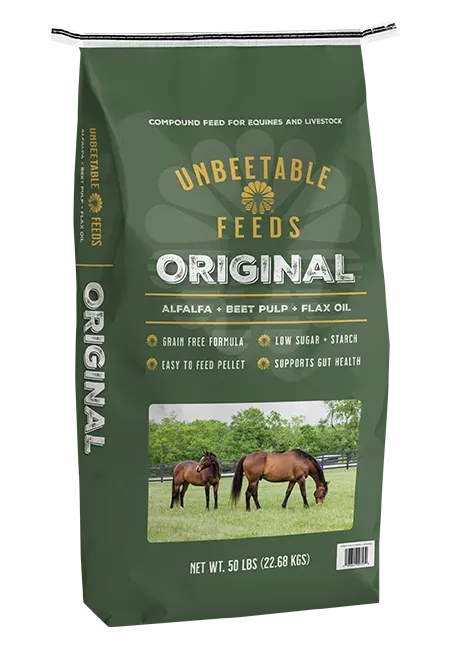 UNBEETABLE FEEDS - Original Alfalfa + Beet Pulp + Flax Oil