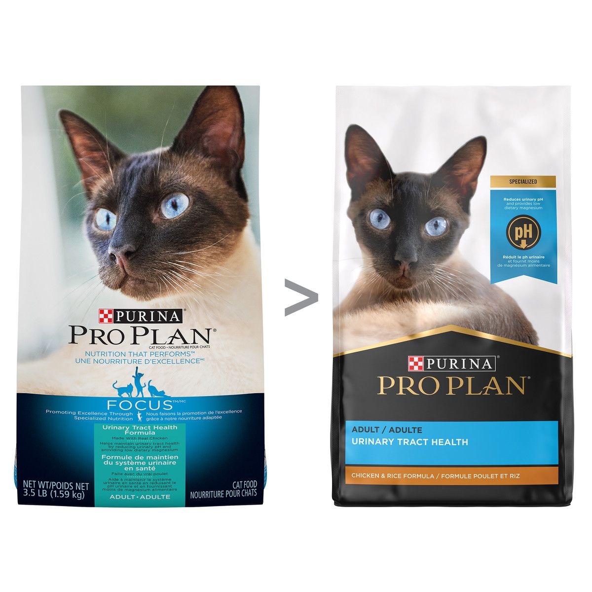 PROPLAN - Urinary Health Recipe for Cats, Flavor: Poulet &amp; Riz, Format: 3.18kg